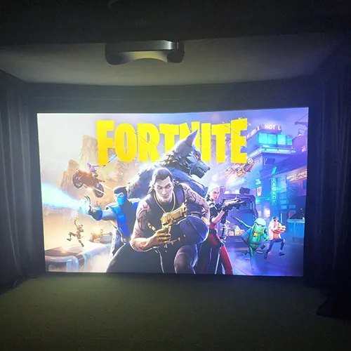 now featuring xbox & playstation access on the golf simulator big screens